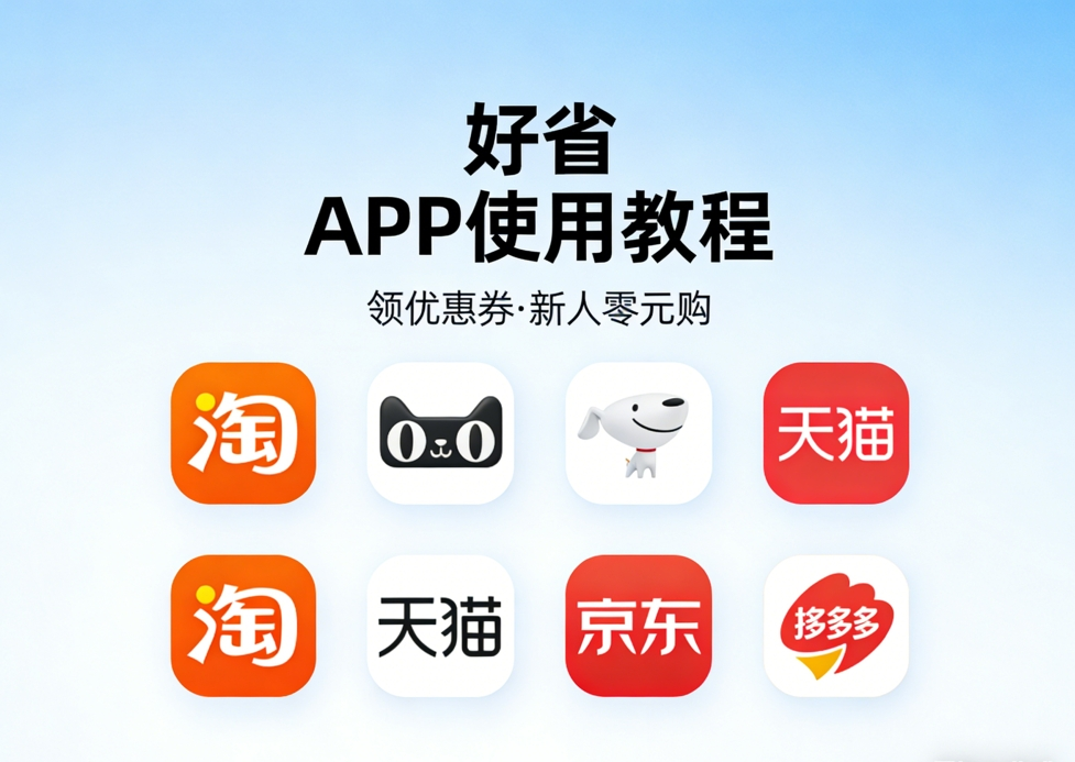好省 APP 使用教程，领券省钱注册步骤详解封面图